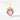 gold heart-shaped June birthstone charm pendant