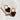 Gold and Tortoise Heart Drop Earrings