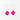 Gold earrings with pink gemstones on a white background