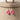 Electric Pink Crystal Drop Earrings