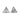 Pair of triangular earrings with diamond-like stones on a white background