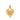 Gold heart-shaped pendant with engraved text on a white background
