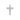 Crystal Silver Cross Charm