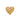 Disney Gold Striped Heart Charm - Think Goodness