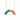Rainbow CZ "Hope" Baguette Crystal Necklace