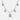 Sage Gleam Crystal Charm Necklace