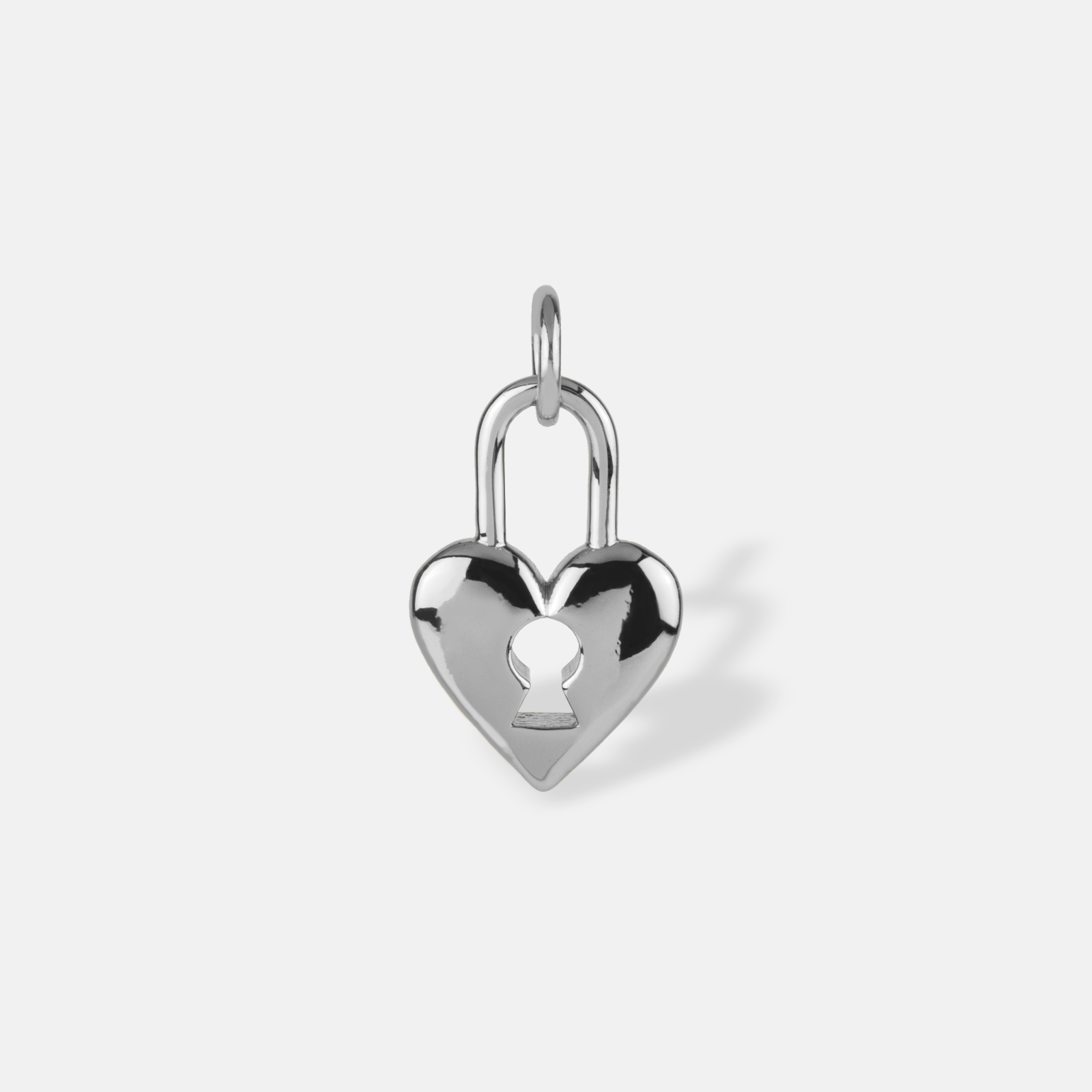 Mini Lock Charm Mini Heart Lock Charm Pendant – Origami Owl