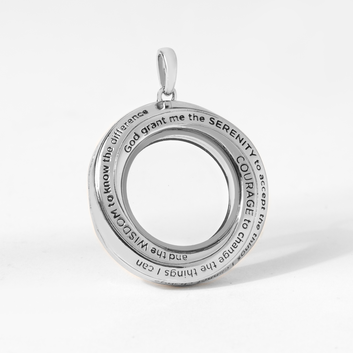 The Silver Serenity Prayer Locket – Origami Owl