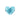 March Aquamarine Heart Birthstone Heart Crystal - Think Goodness