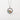 Silver necklace with a round pendant featuring characters from 'Aladdin' on a white background