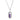 "Intuition" Amethyst Capsule Locket Necklace - Think Goodness