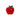 Red Apple Sparkle Charm - Think Goodness